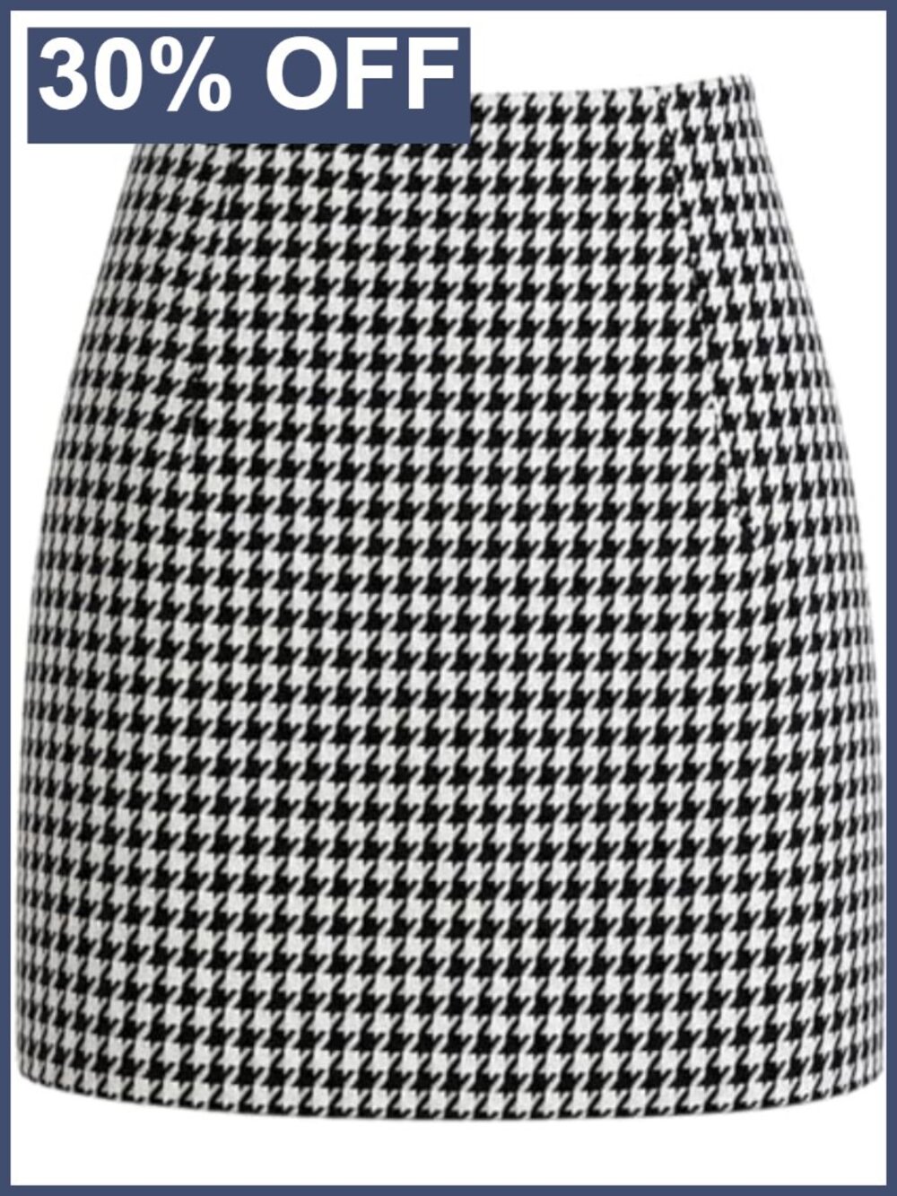 Women's Plaid Mini Skort High Waist Bodycon Pencil 100% Polyester